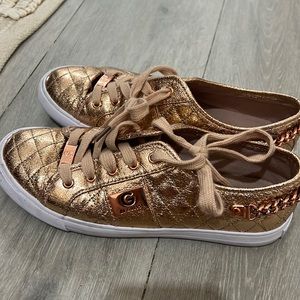 Rose Gold size 8M shoes G by guess